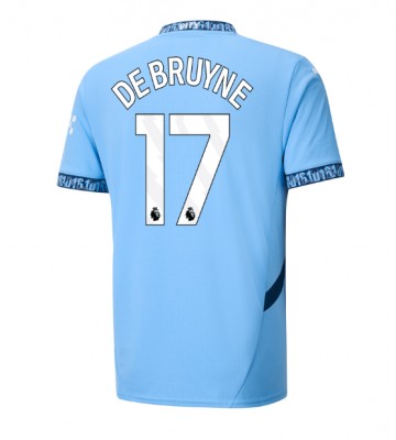 Manchester City Kevin De Bruyne #17 Primera Equipación 2024-25 Manga Corta